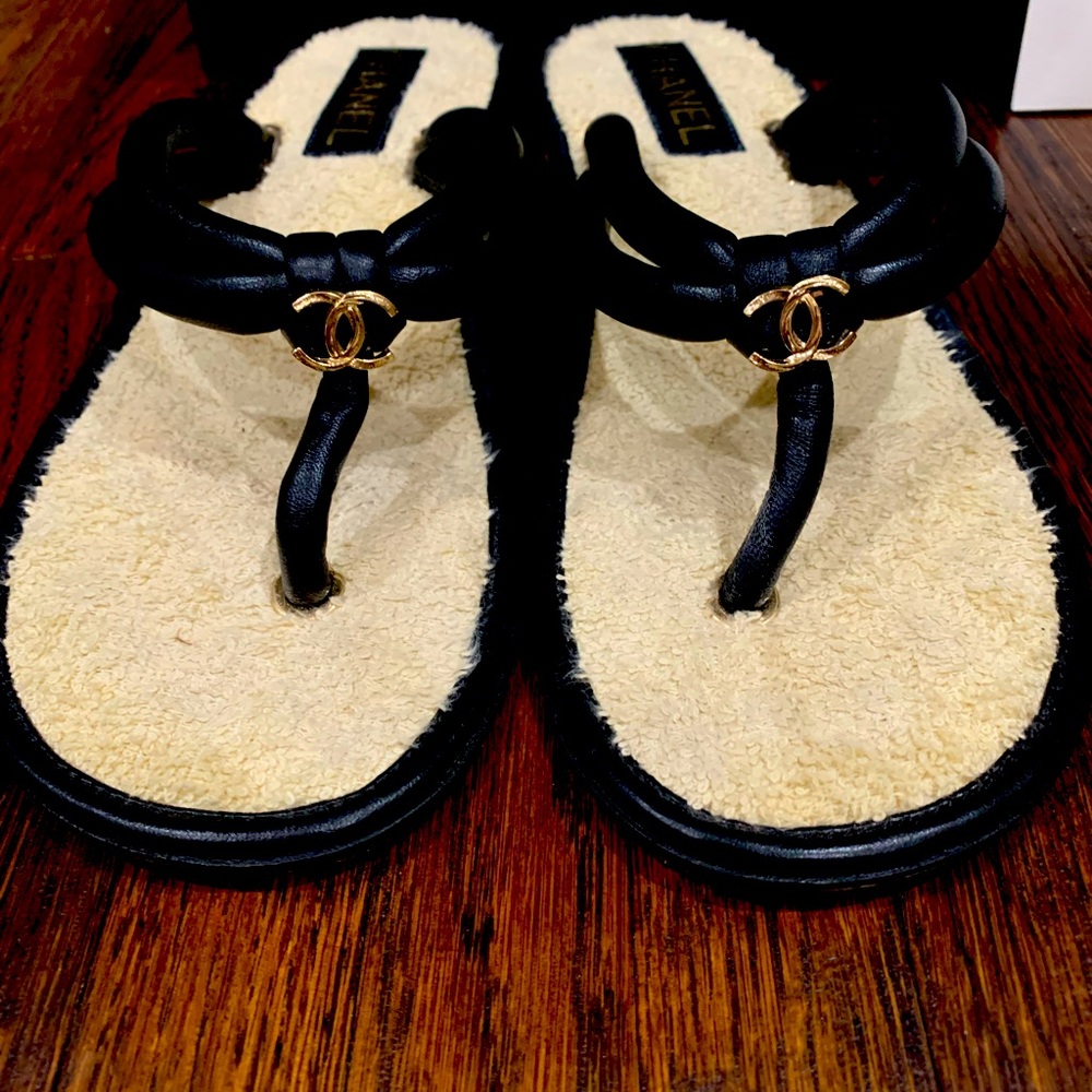 Beautiful Chanel Sandal, just not wearing as much as I would  have liked. Worn 2